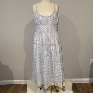 Doen Benoit Midi Dress, Light blue, size XXL